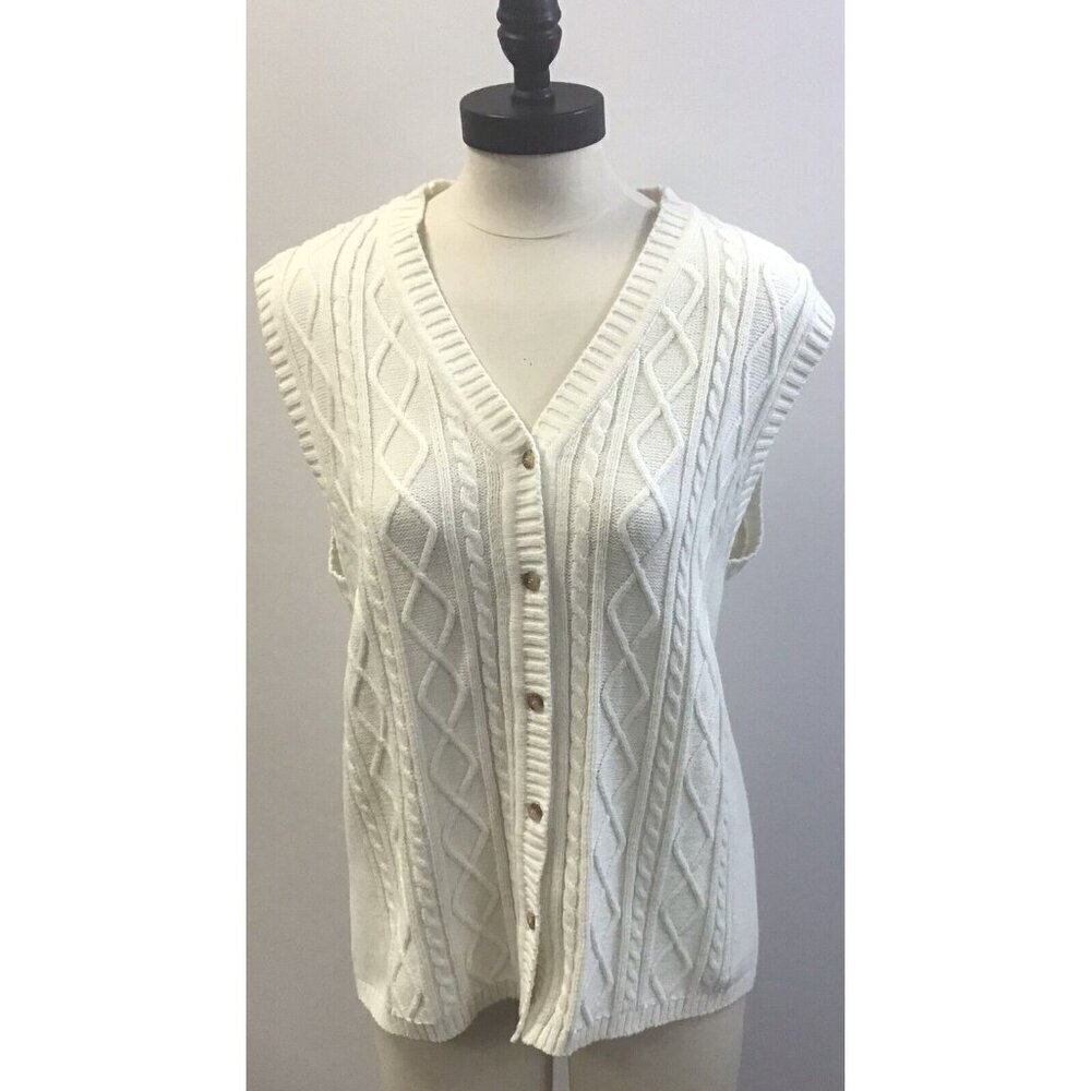 Vintage Womans Sweater Vest size L